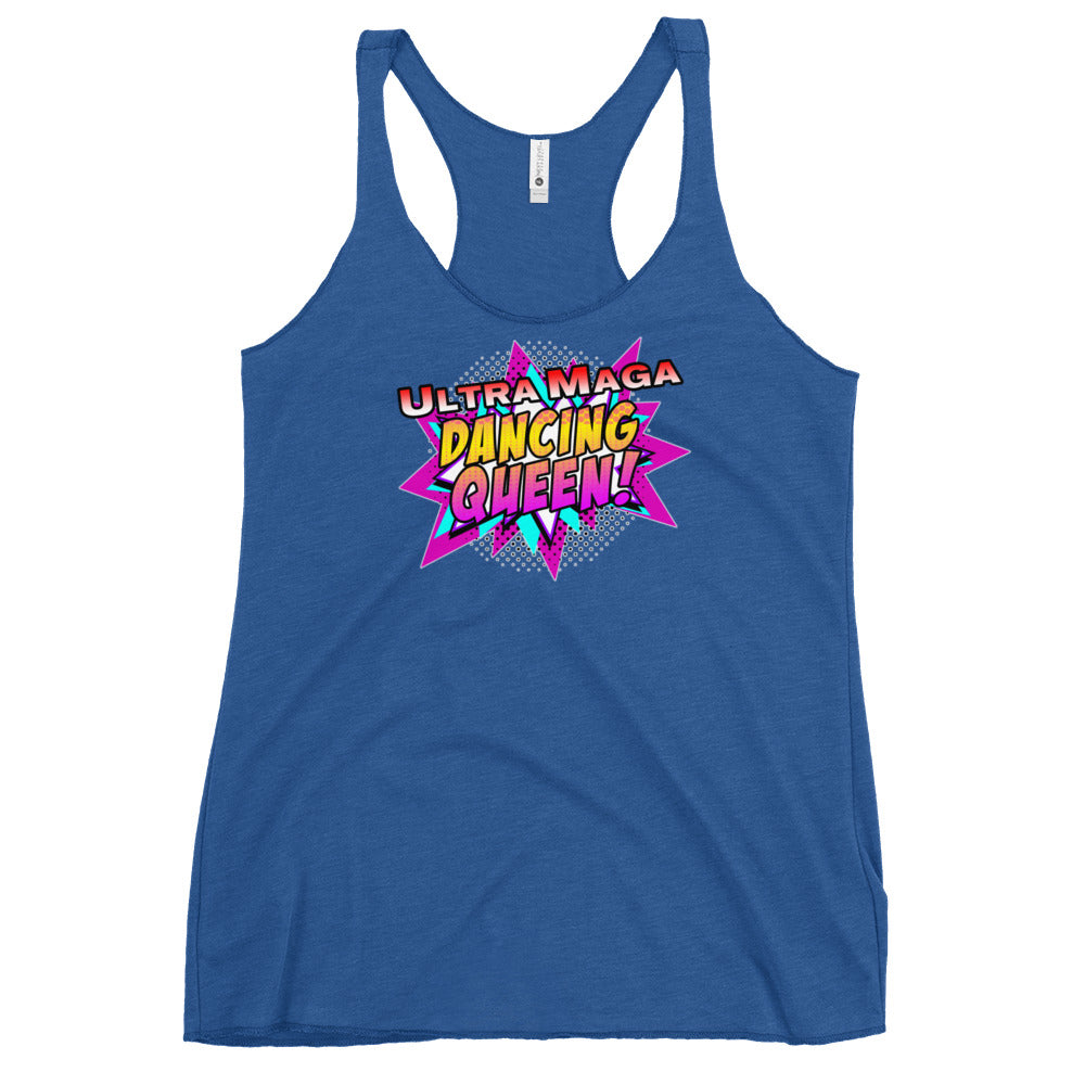 Ultra Maga Dancing Queen Women's Racerback Tank