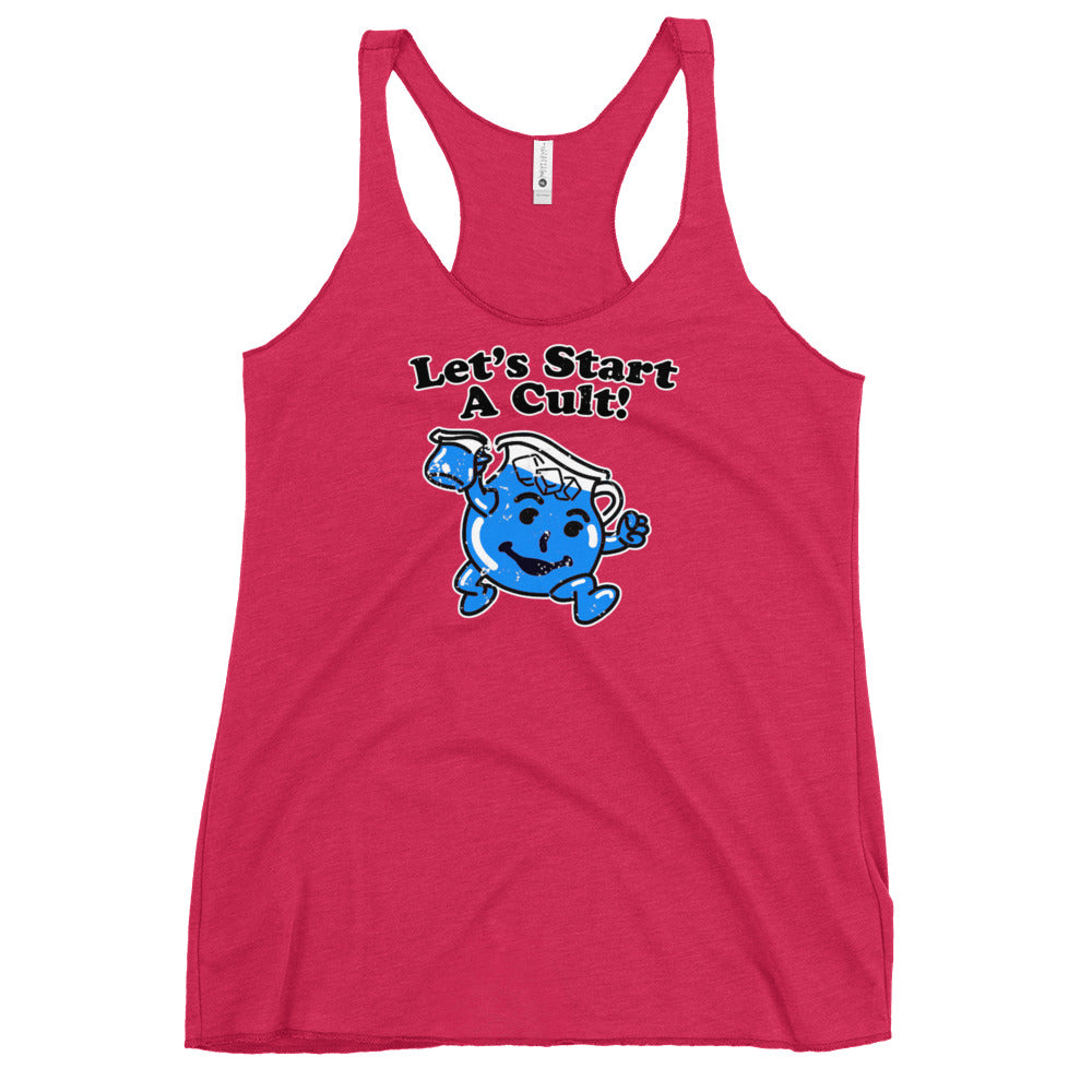 Let's Start a Cult Women's Racerback Tank