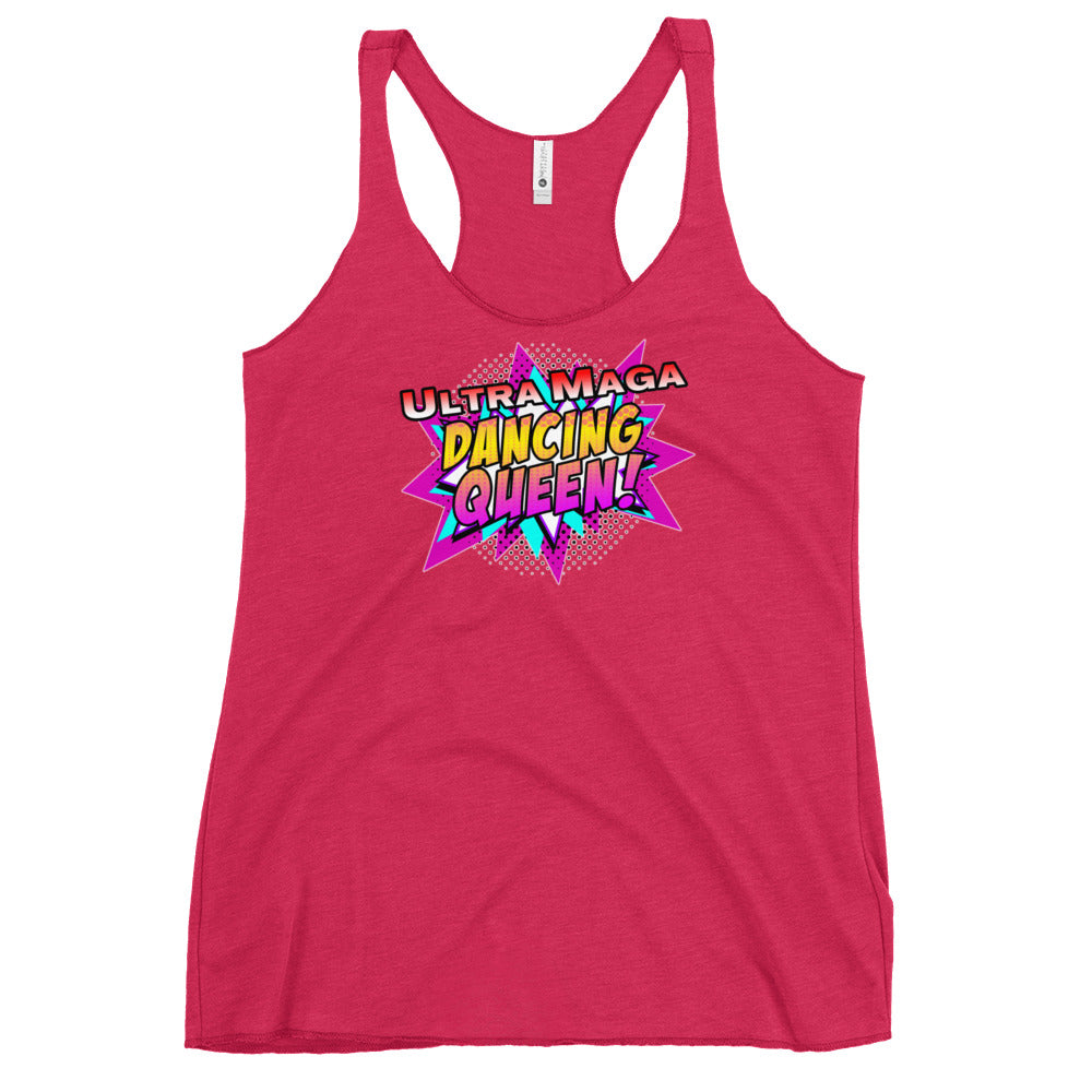 Ultra Maga Dancing Queen Women's Racerback Tank