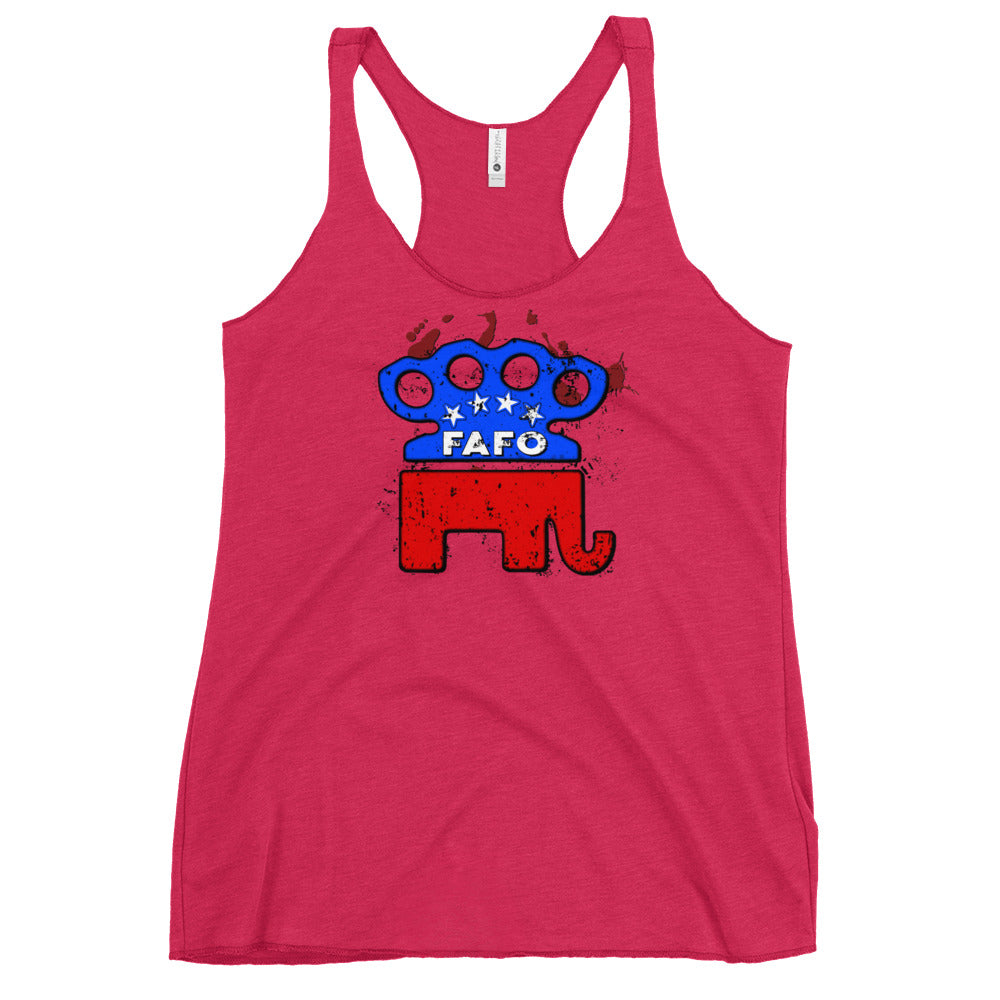 FAFO Women's Racerback Tank