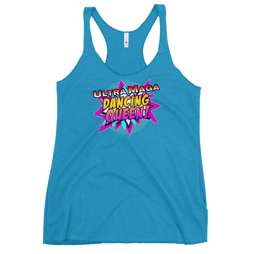 Ultra Maga Dancing Queen Women's Racerback Tank