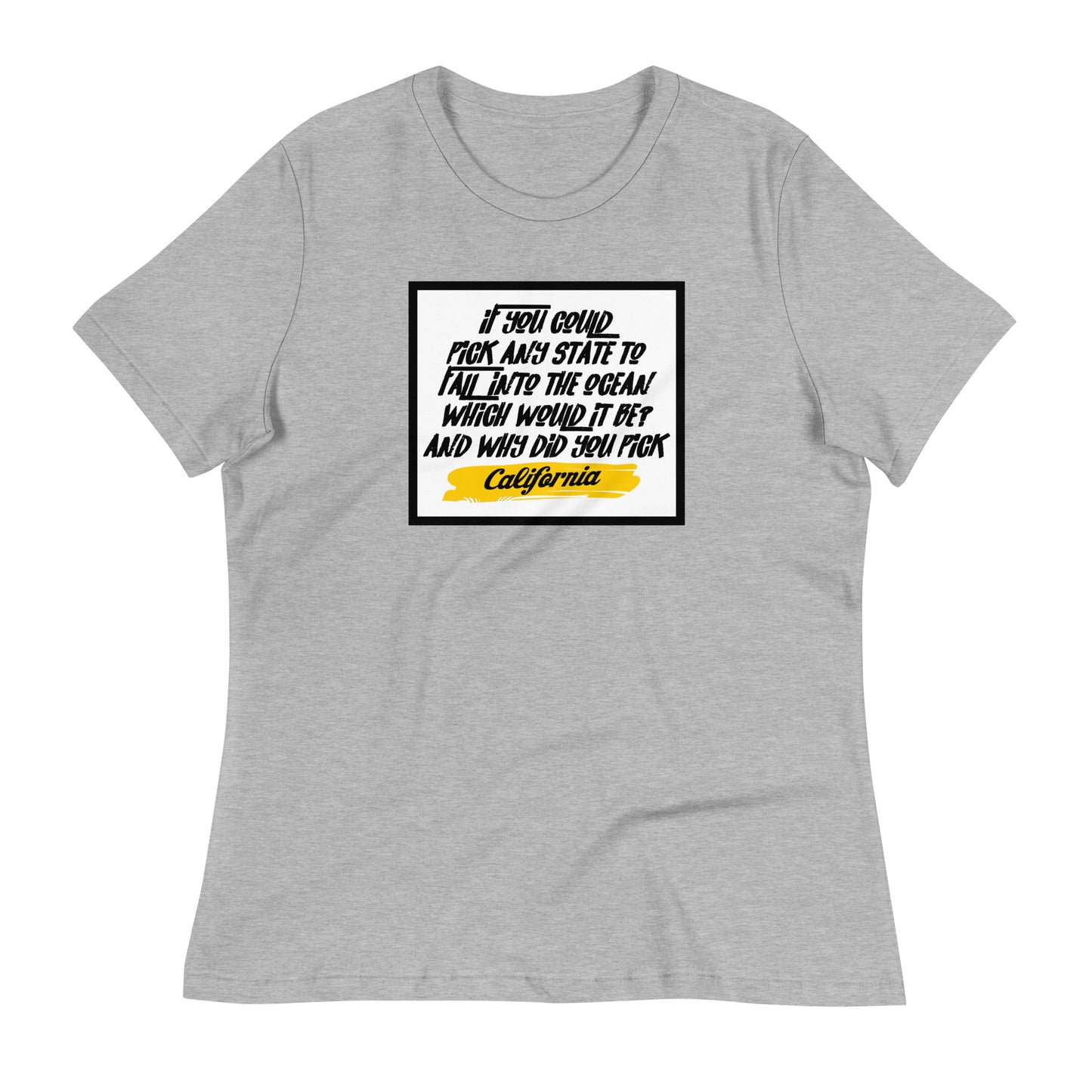 If You Could Pick Any State Women's Relaxed T-Shirt