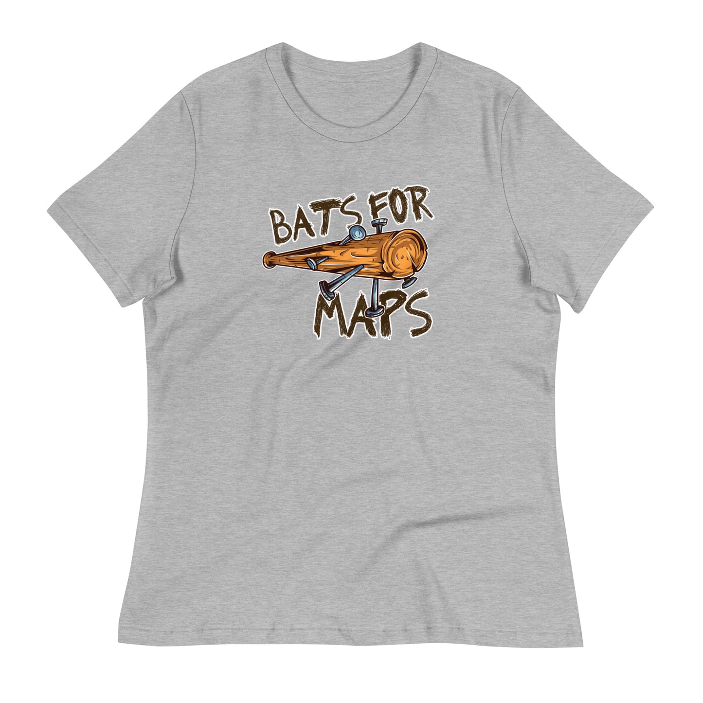 Bats for Maps Women's Relaxed T-Shirt