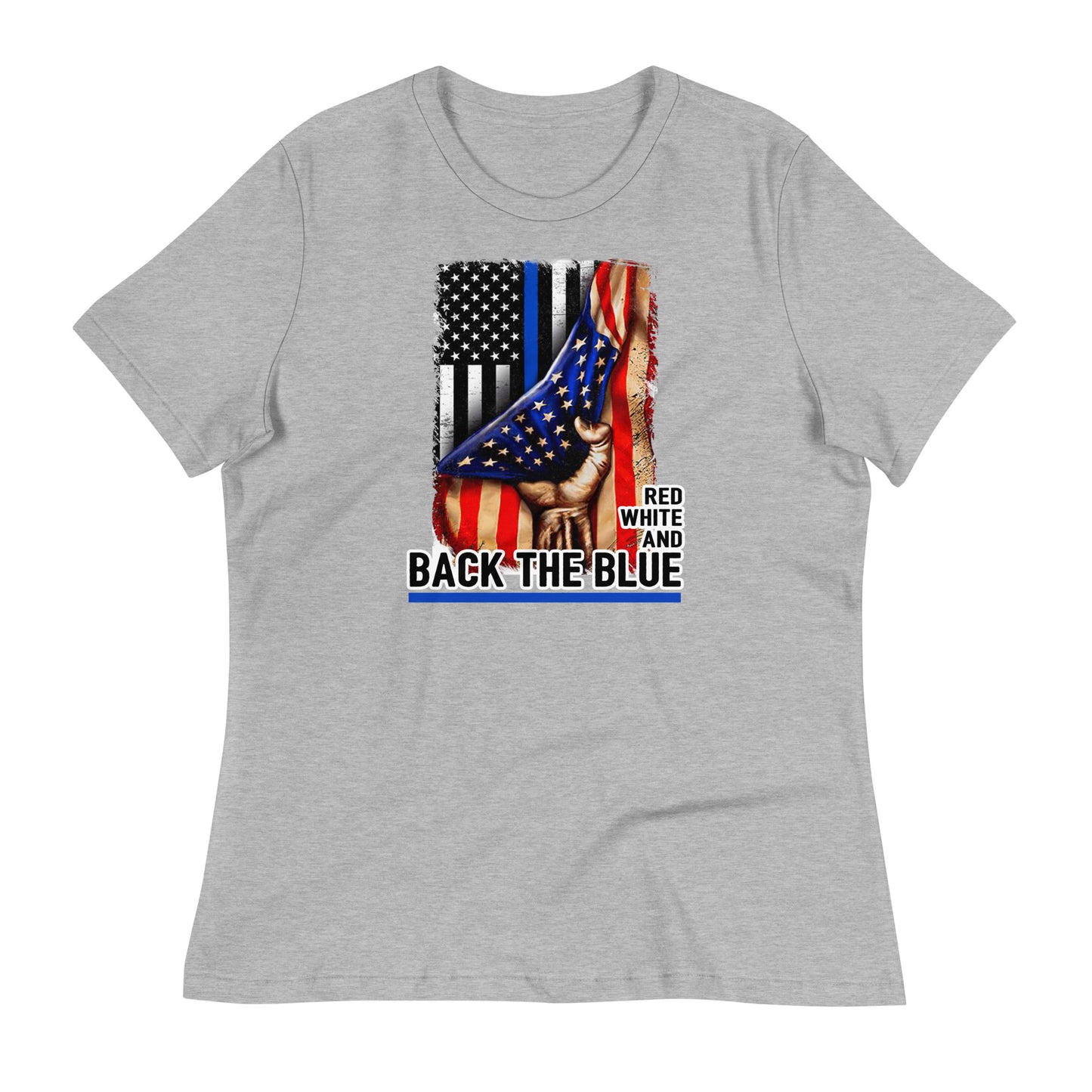 Red White and Back The Blue Women's Relaxed T-Shirt