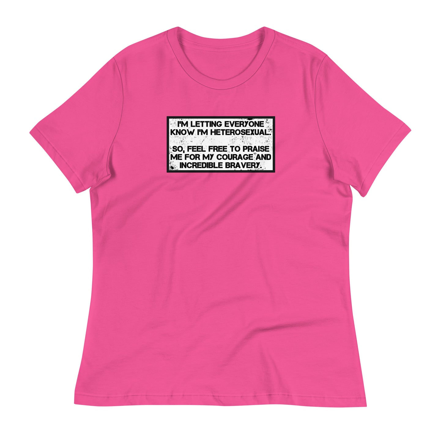 HETEROSEXUAL Women's Relaxed T-Shirt