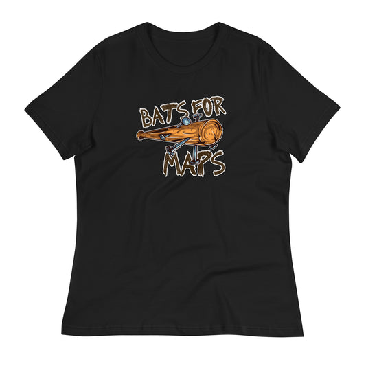 Bats for Maps Women's Relaxed T-Shirt