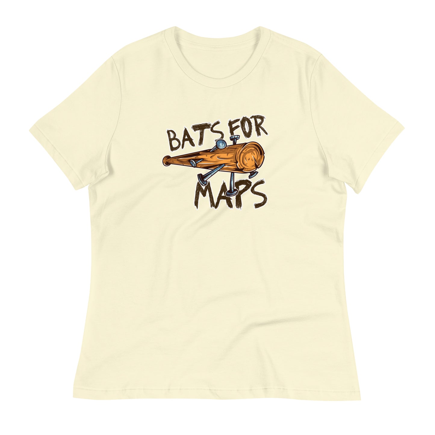 Bats for Maps Women's Relaxed T-Shirt