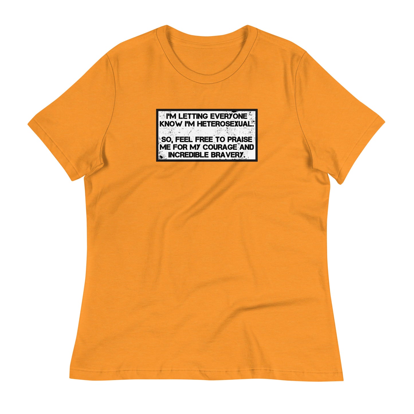 HETEROSEXUAL Women's Relaxed T-Shirt