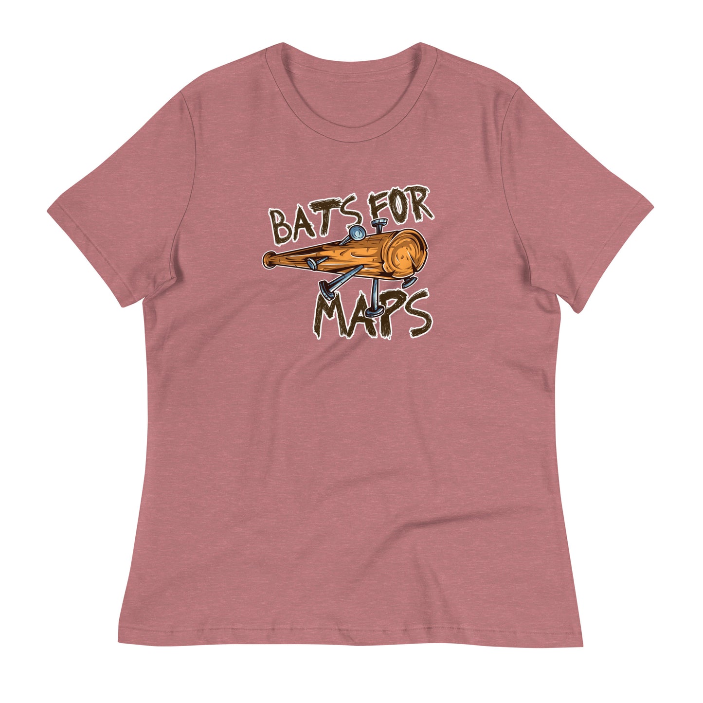 Bats for Maps Women's Relaxed T-Shirt