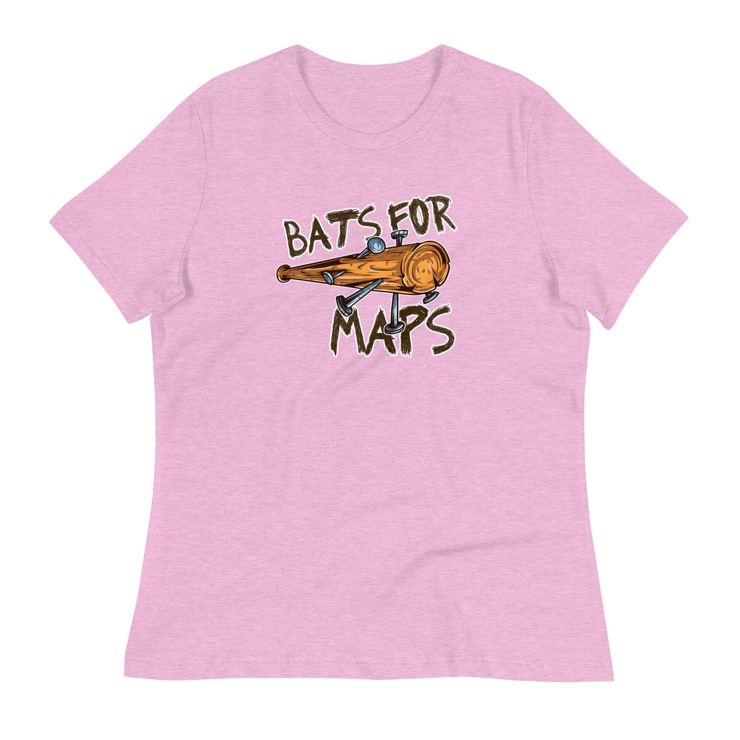 Bats for Maps Women's Relaxed T-Shirt