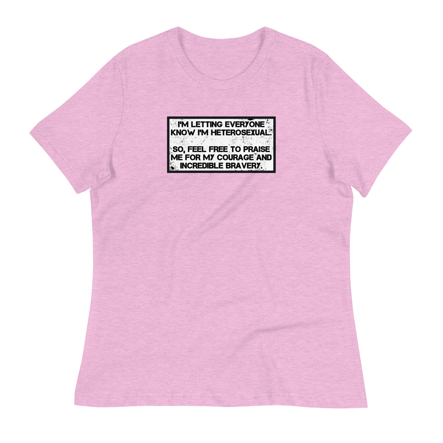 HETEROSEXUAL Women's Relaxed T-Shirt