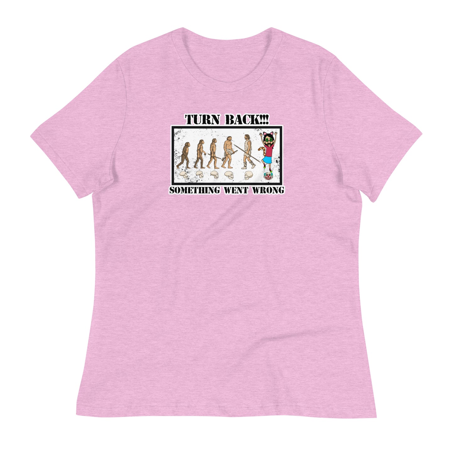 TURN BACK Women's Relaxed T-Shirt