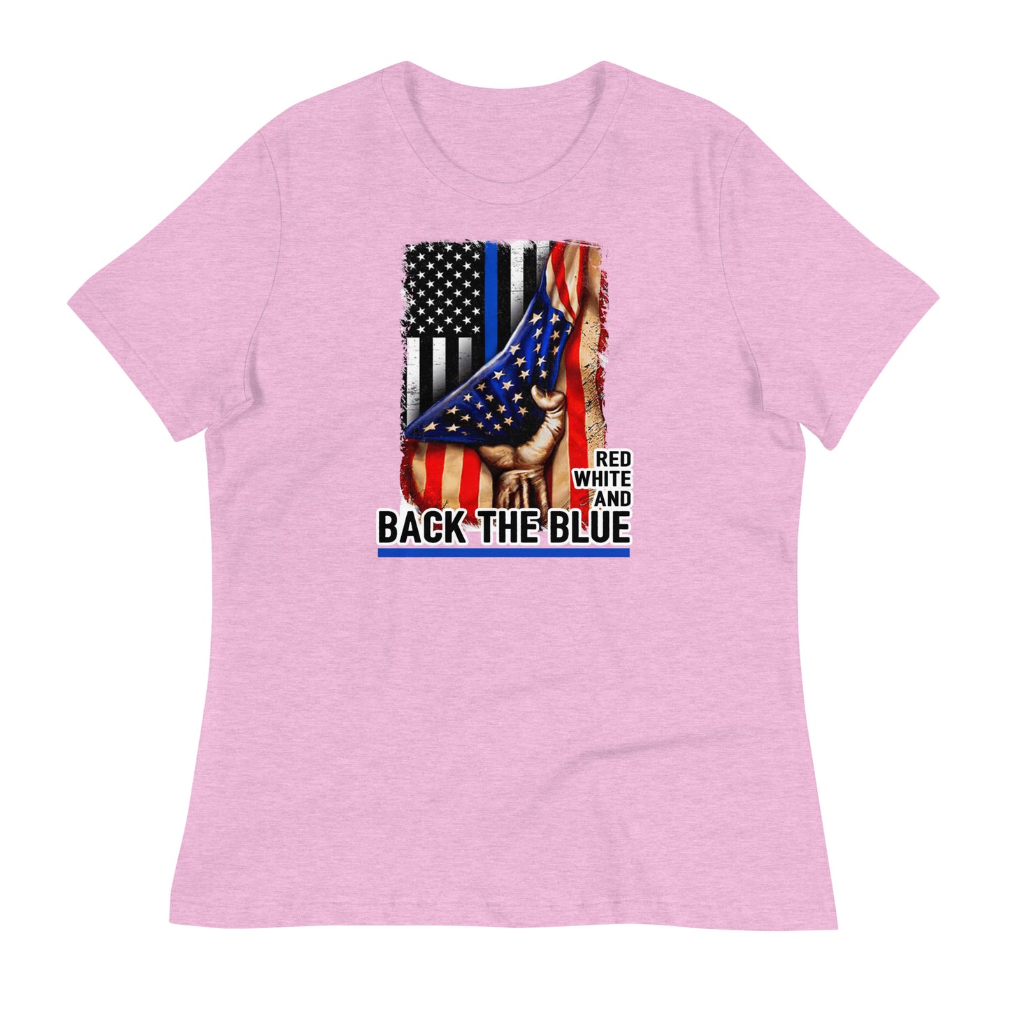 Red White and Back The Blue Women's Relaxed T-Shirt