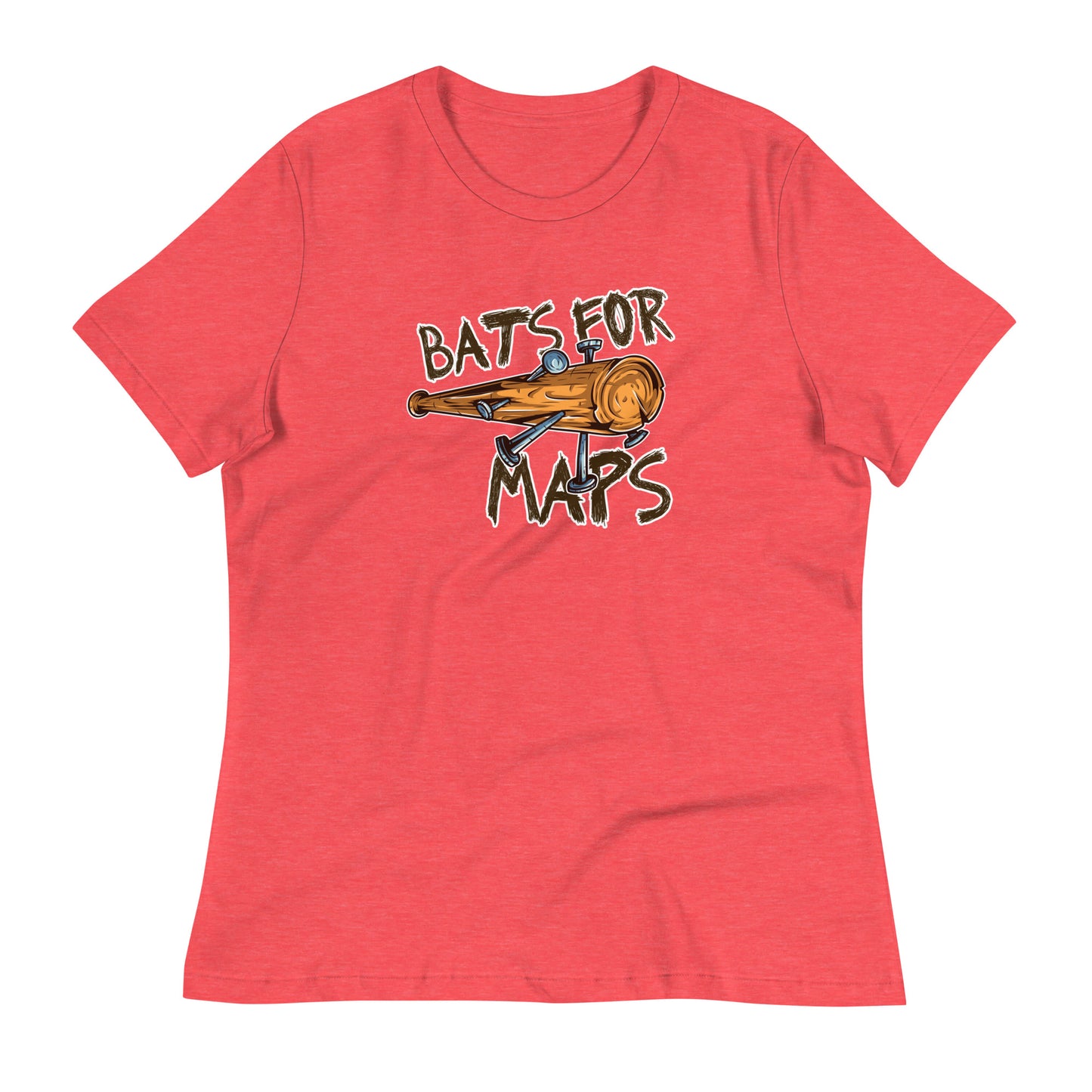 Bats for Maps Women's Relaxed T-Shirt