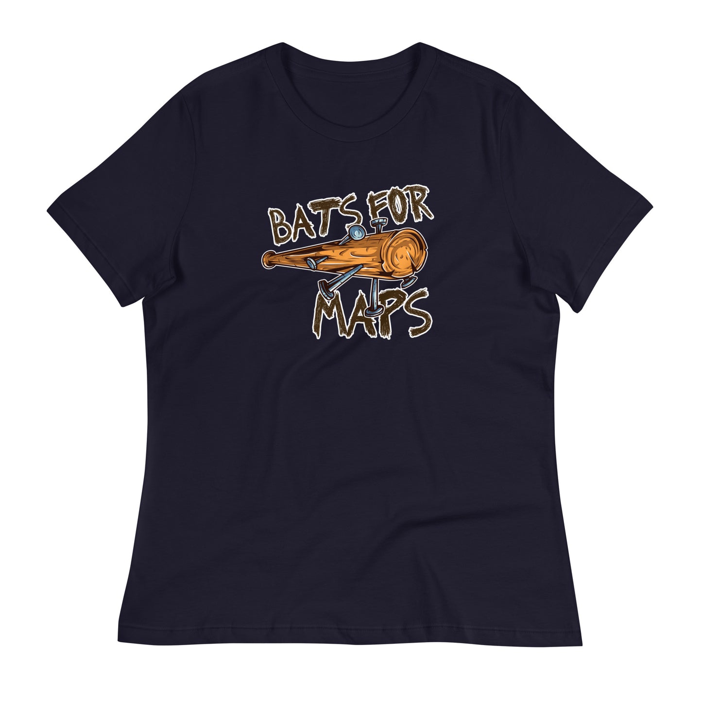 Bats for Maps Women's Relaxed T-Shirt