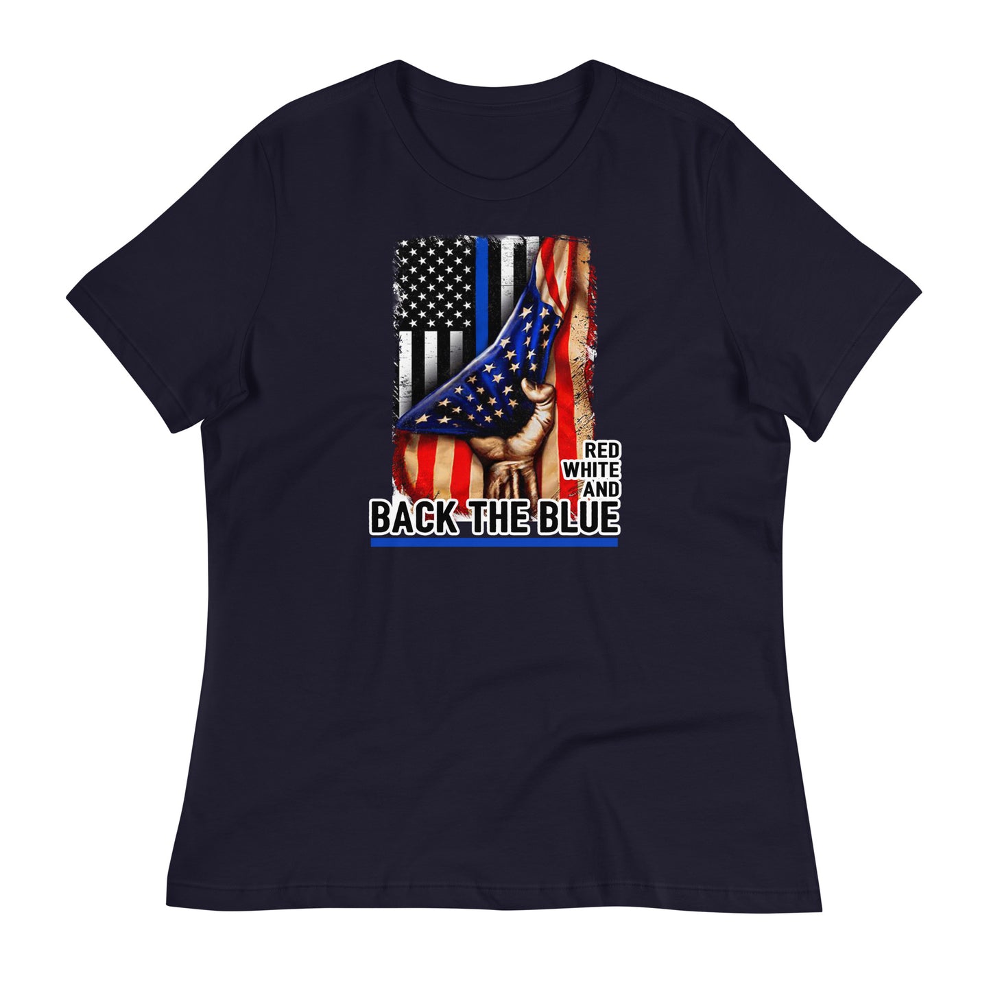 Red White and Back The Blue Women's Relaxed T-Shirt