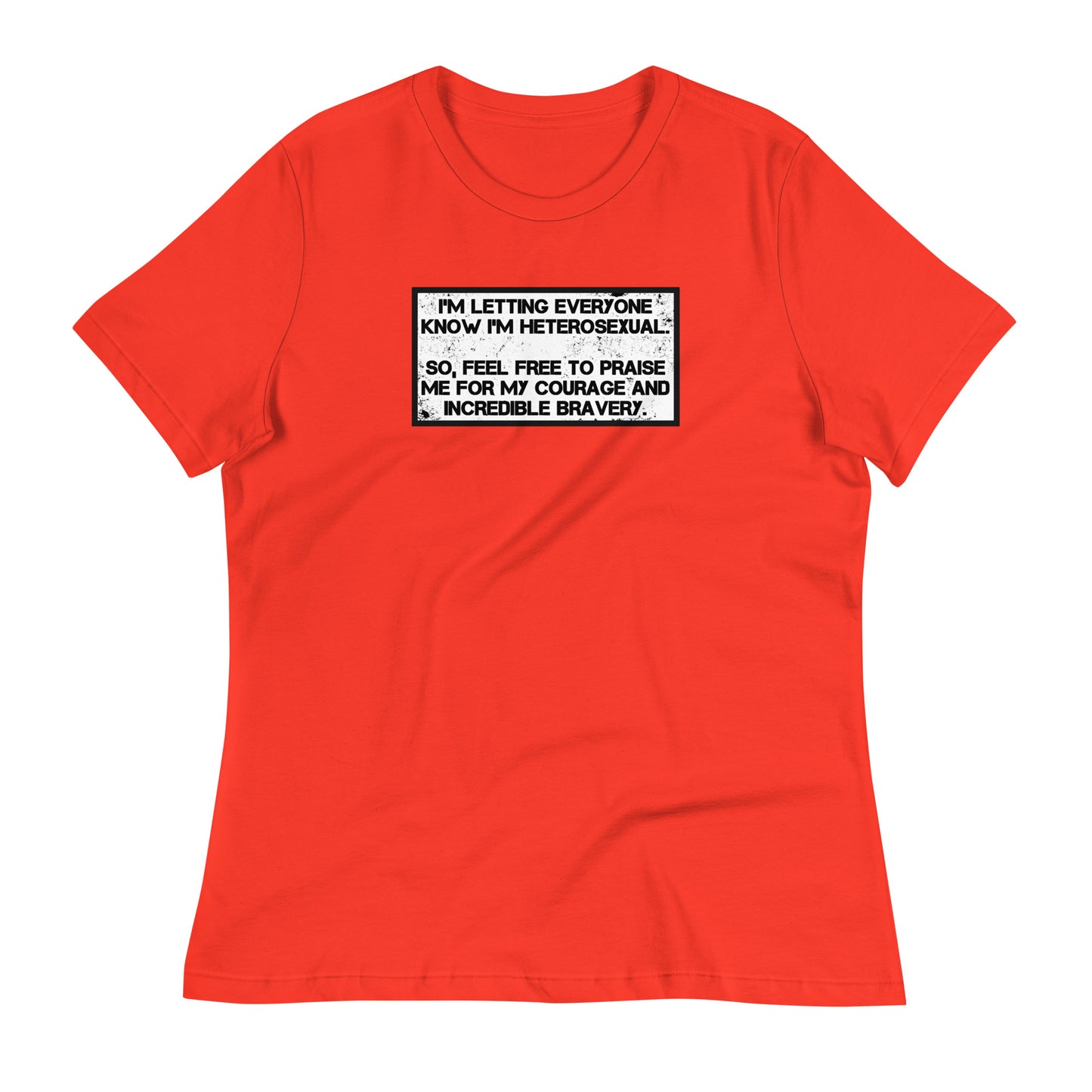 HETEROSEXUAL Women's Relaxed T-Shirt