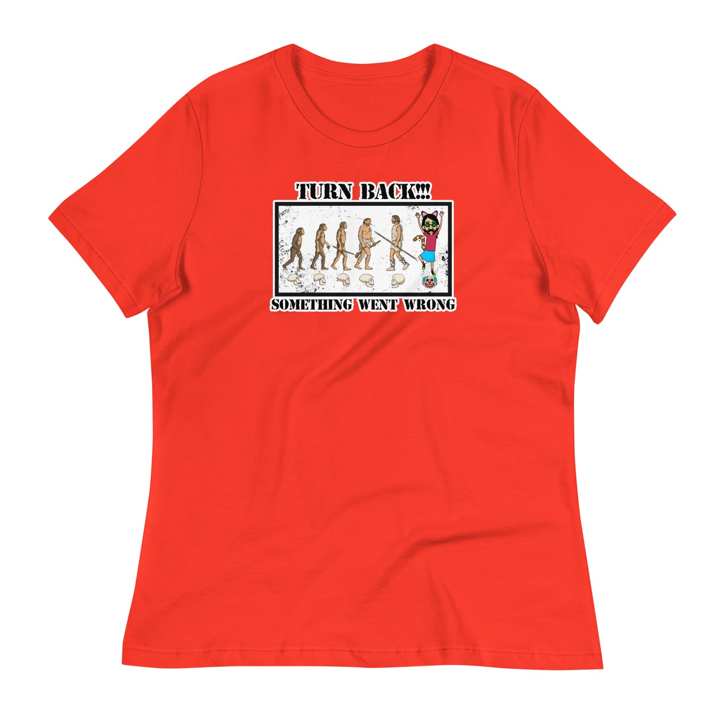 TURN BACK Women's Relaxed T-Shirt