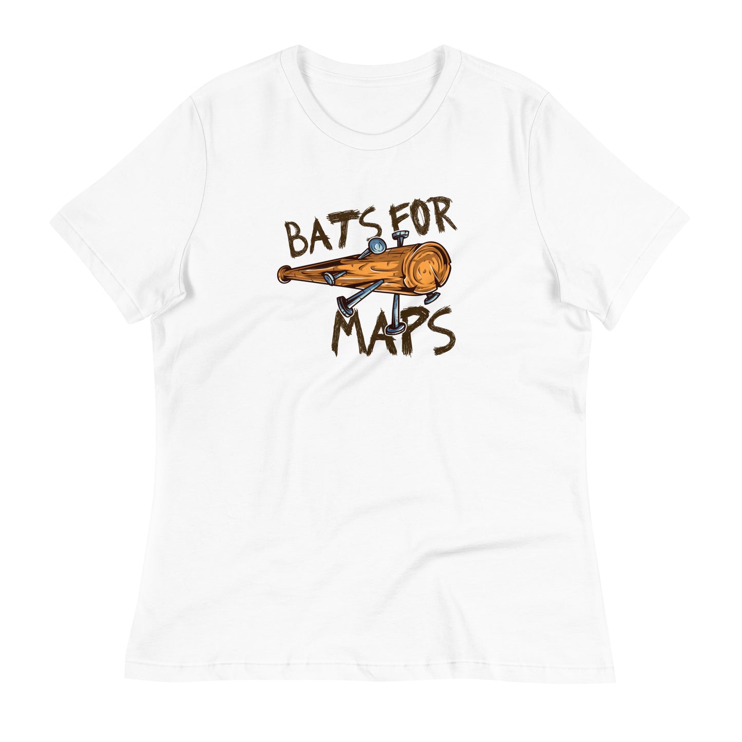 Bats for Maps Women's Relaxed T-Shirt