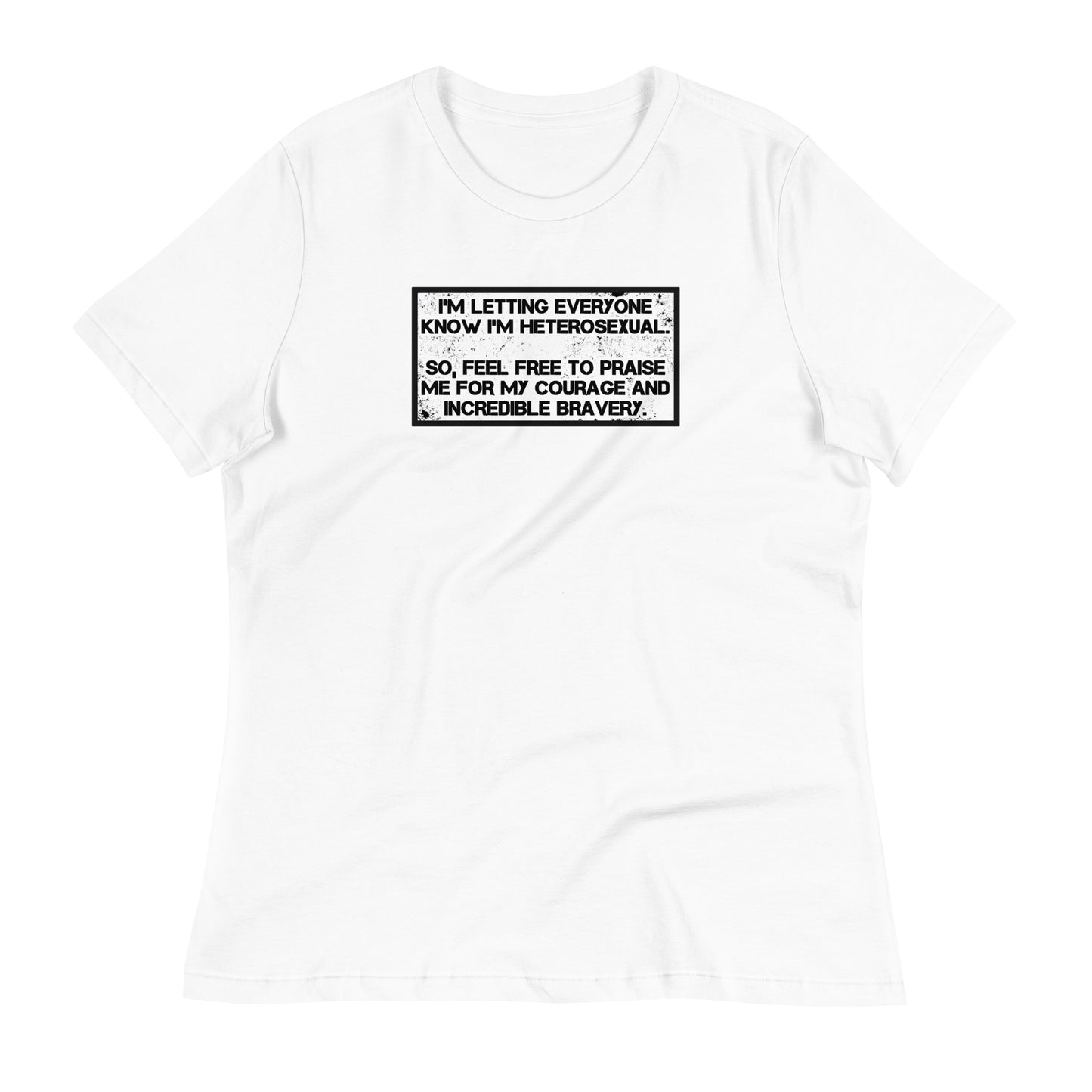 HETEROSEXUAL Women's Relaxed T-Shirt