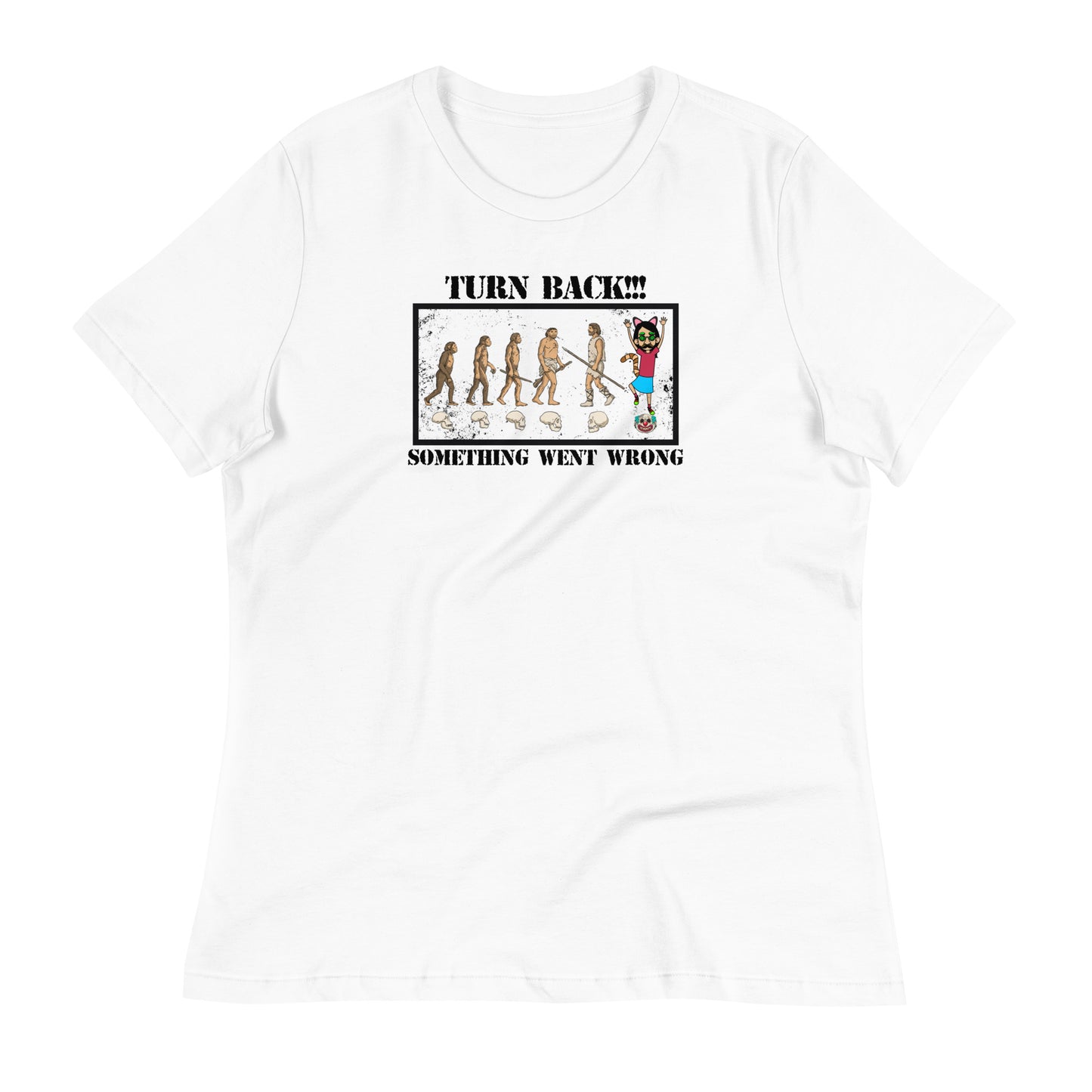 TURN BACK Women's Relaxed T-Shirt