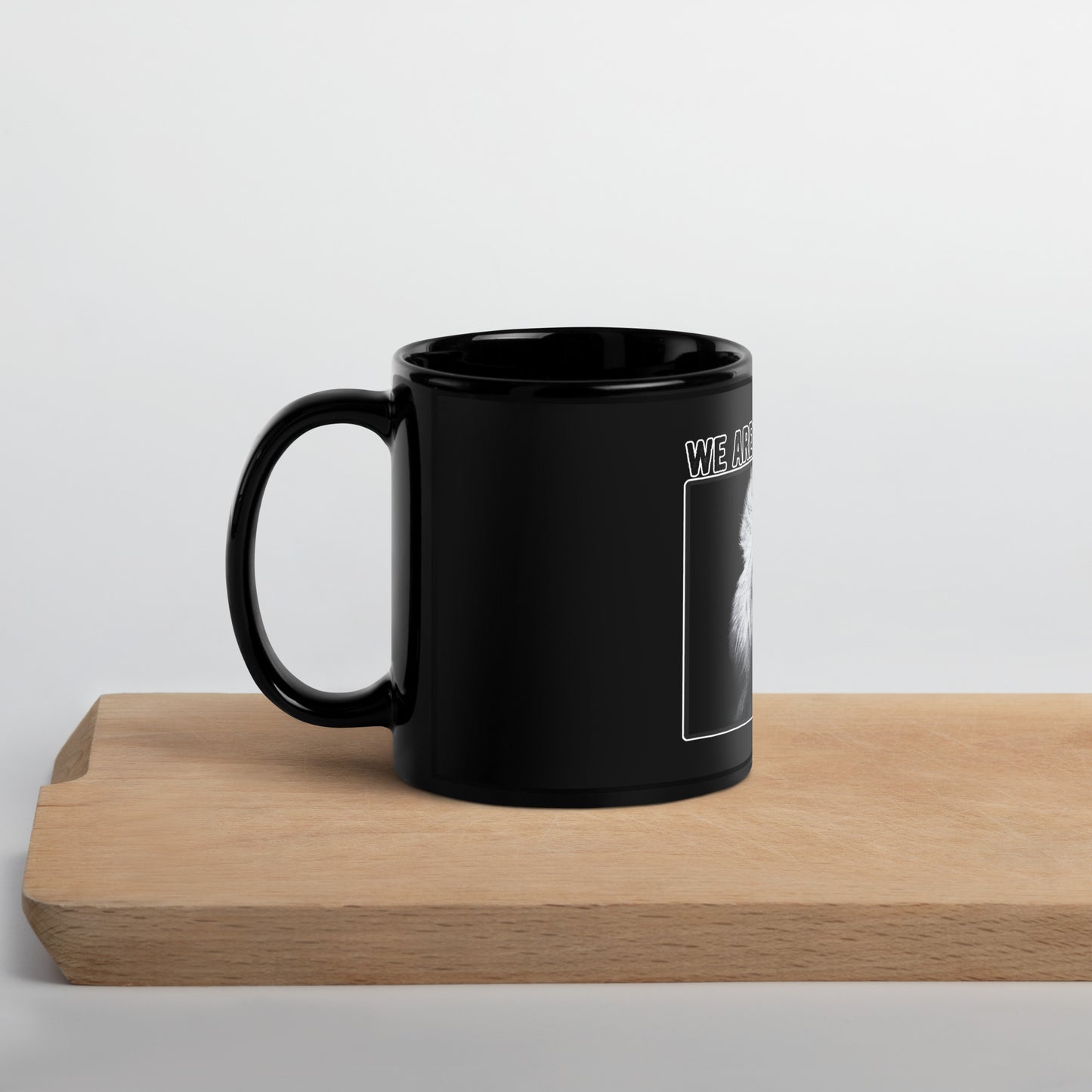 We Are Not The Same Black Glossy Mug