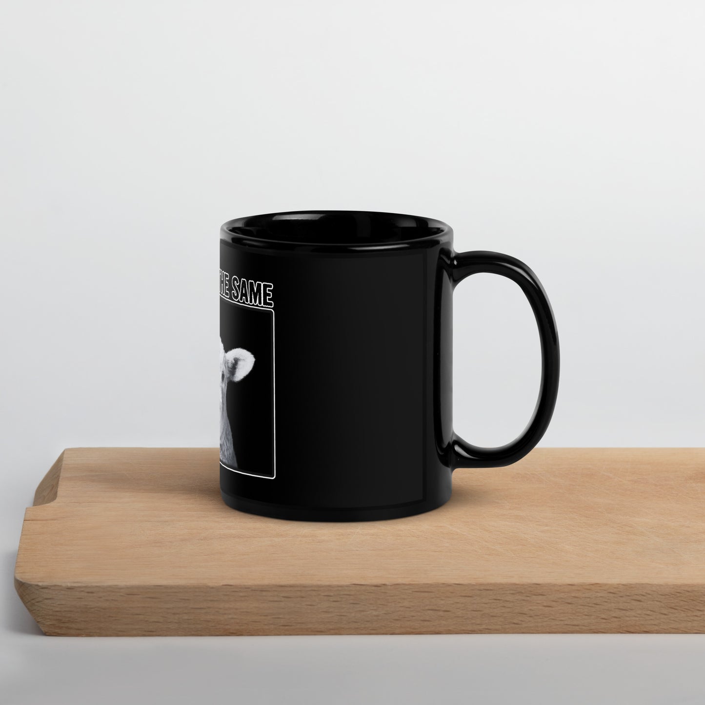 We Are Not The Same Black Glossy Mug