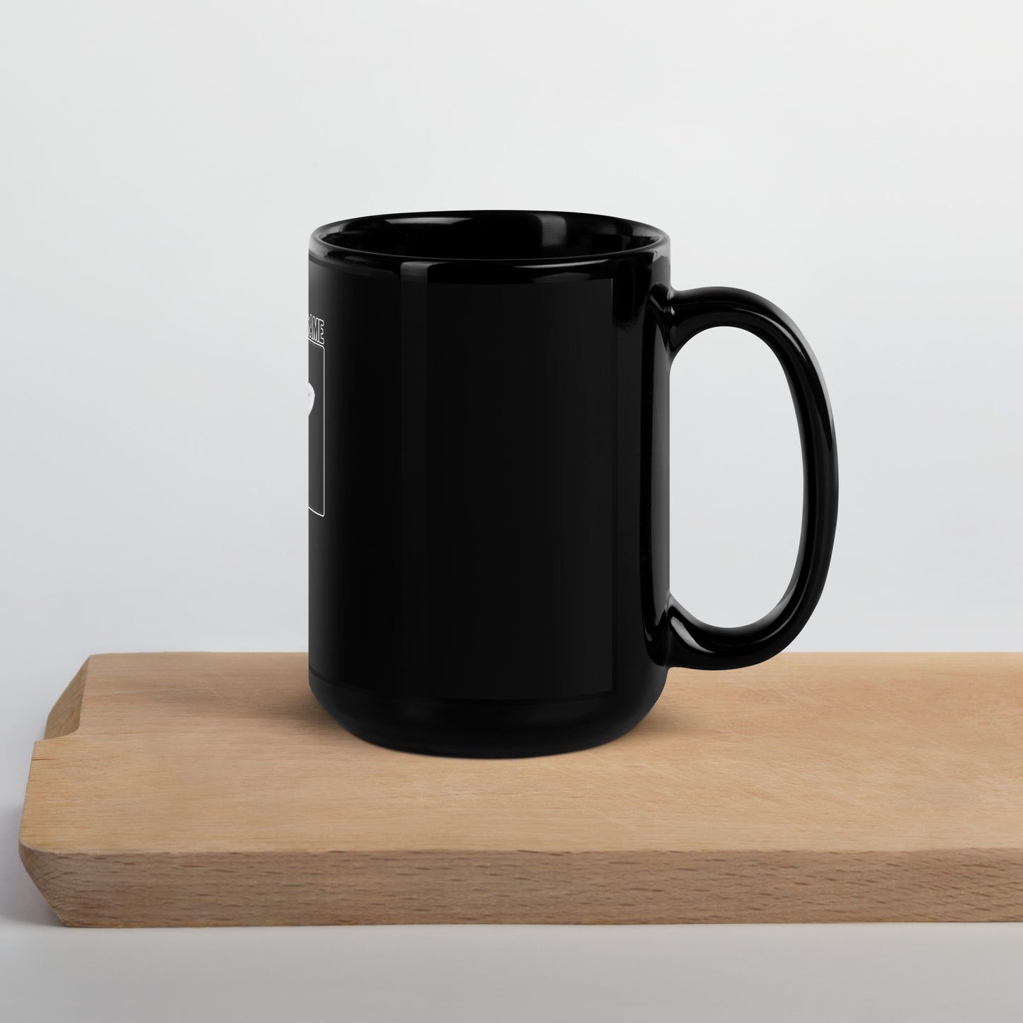 We Are Not The Same Black Glossy Mug