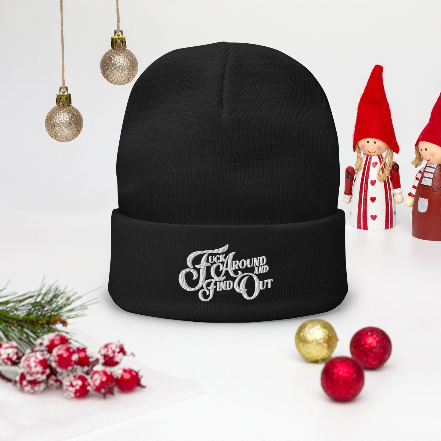 FAFO Embroidered Beanie