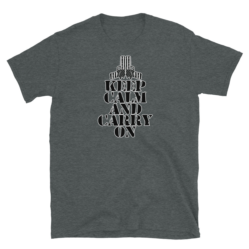 Keep Calm Short-Sleeve Unisex T-Shirt