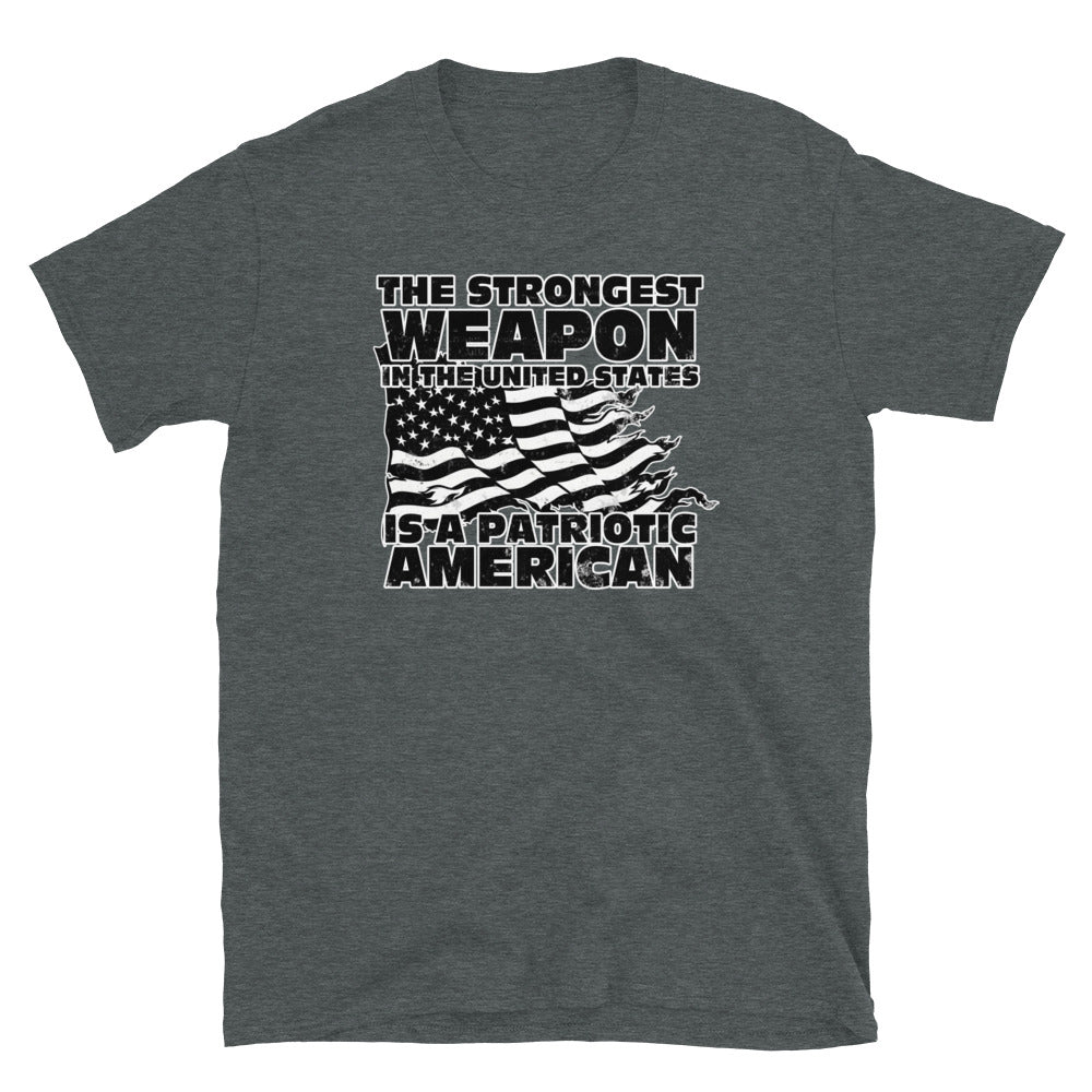 Patriotic American Short-Sleeve Unisex T-Shirt