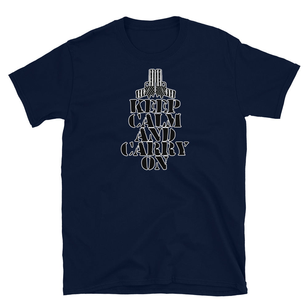 Keep Calm Short-Sleeve Unisex T-Shirt