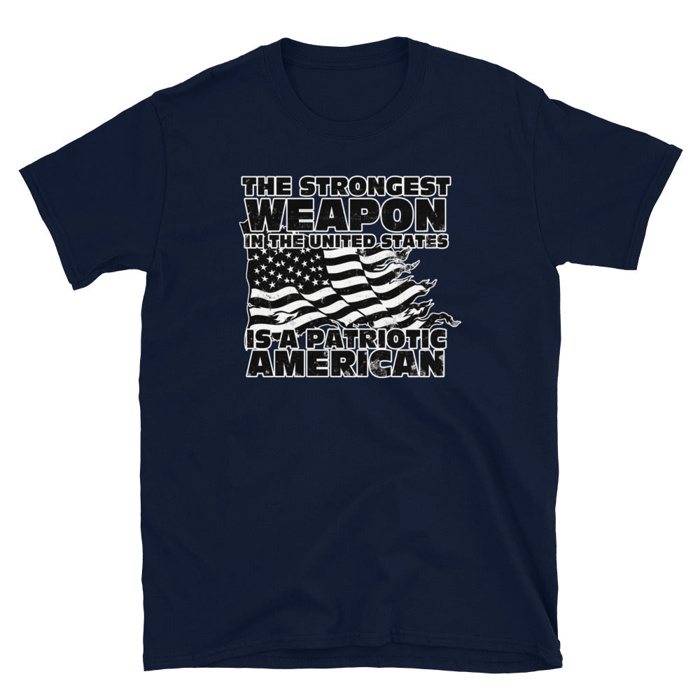 Patriotic American Short-Sleeve Unisex T-Shirt