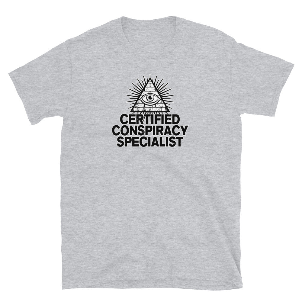 Certified Conspiracy Specialist Short-Sleeve Unisex T-Shirt