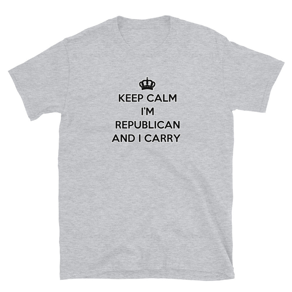 Keep Calm Short-Sleeve Unisex T-Shirt