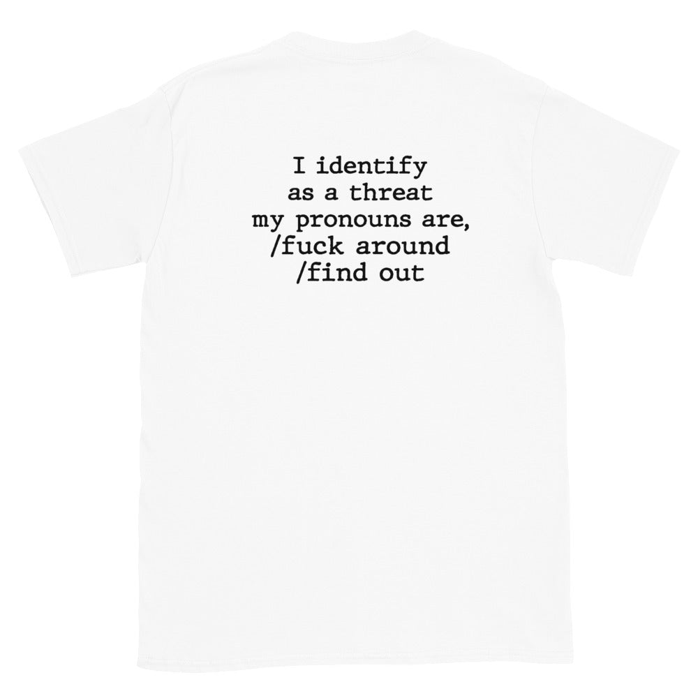 FAFO (BackPrint)Short-Sleeve Unisex T-Shirt