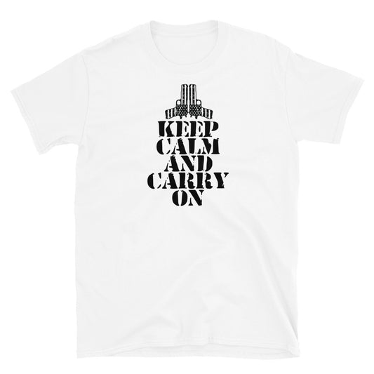 Keep Calm Short-Sleeve Unisex T-Shirt