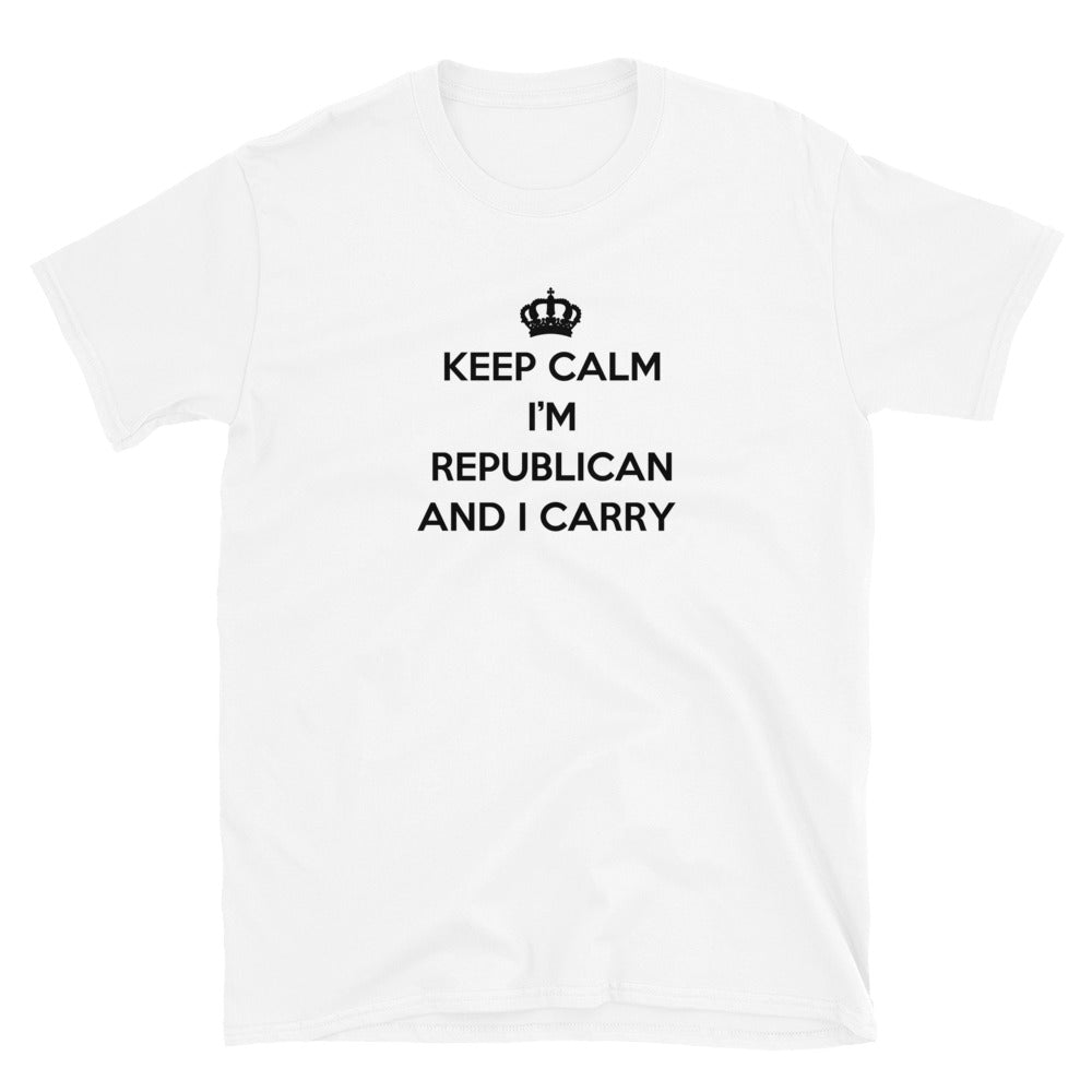 Keep Calm Short-Sleeve Unisex T-Shirt