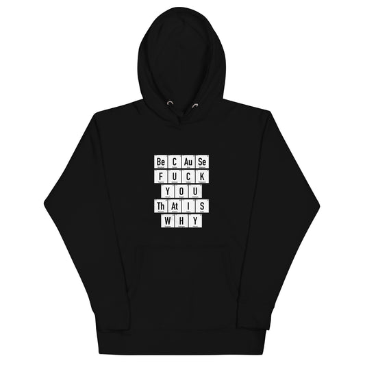 Because F You Unisex Hoodie