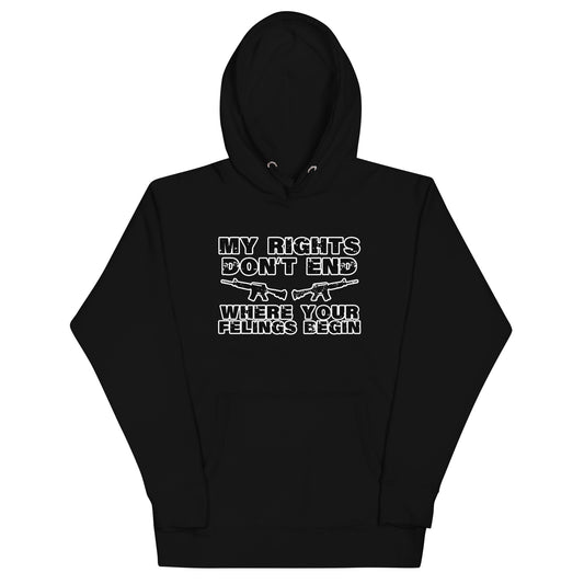 My Rights Don't End  Unisex Hoodie