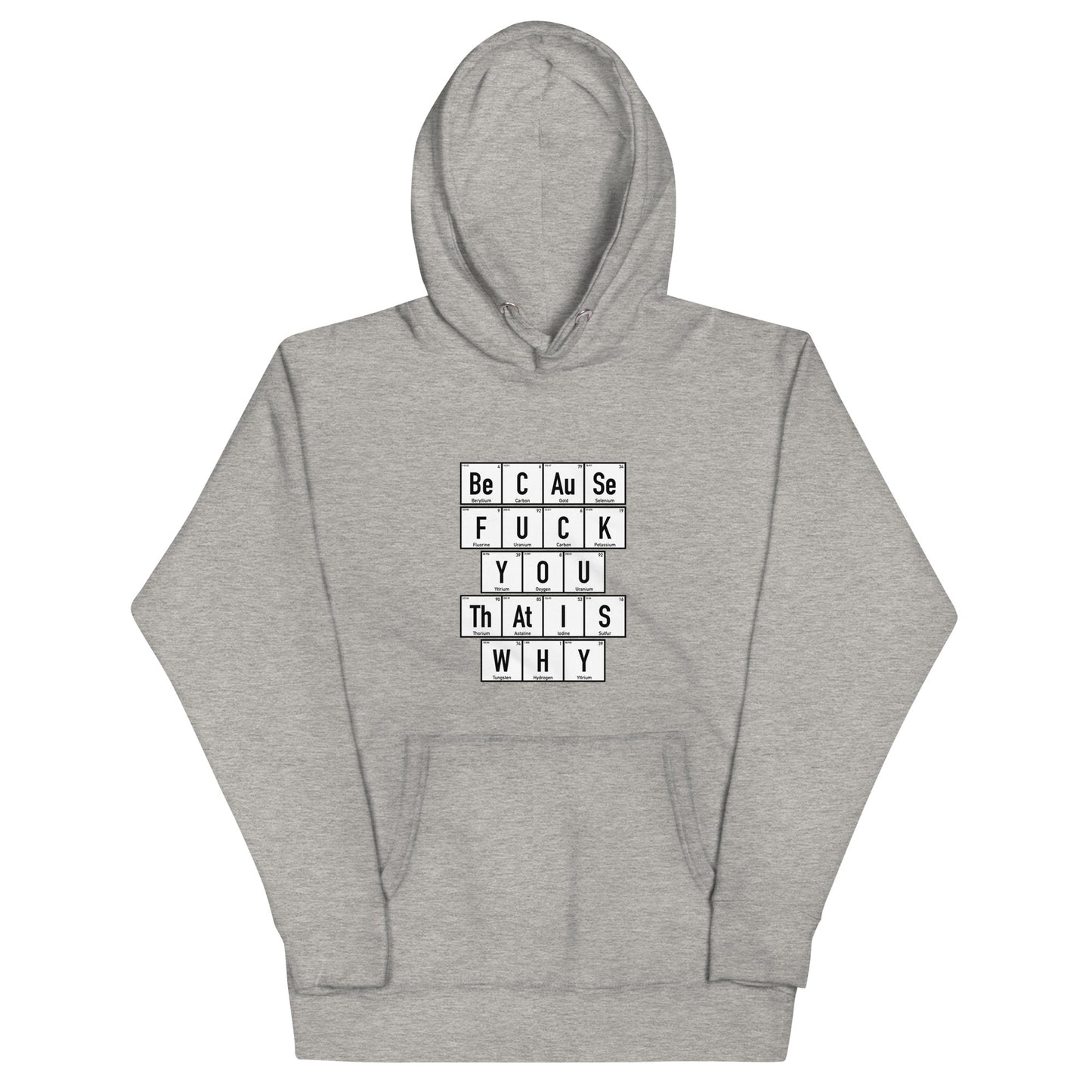 Because F You Unisex Hoodie