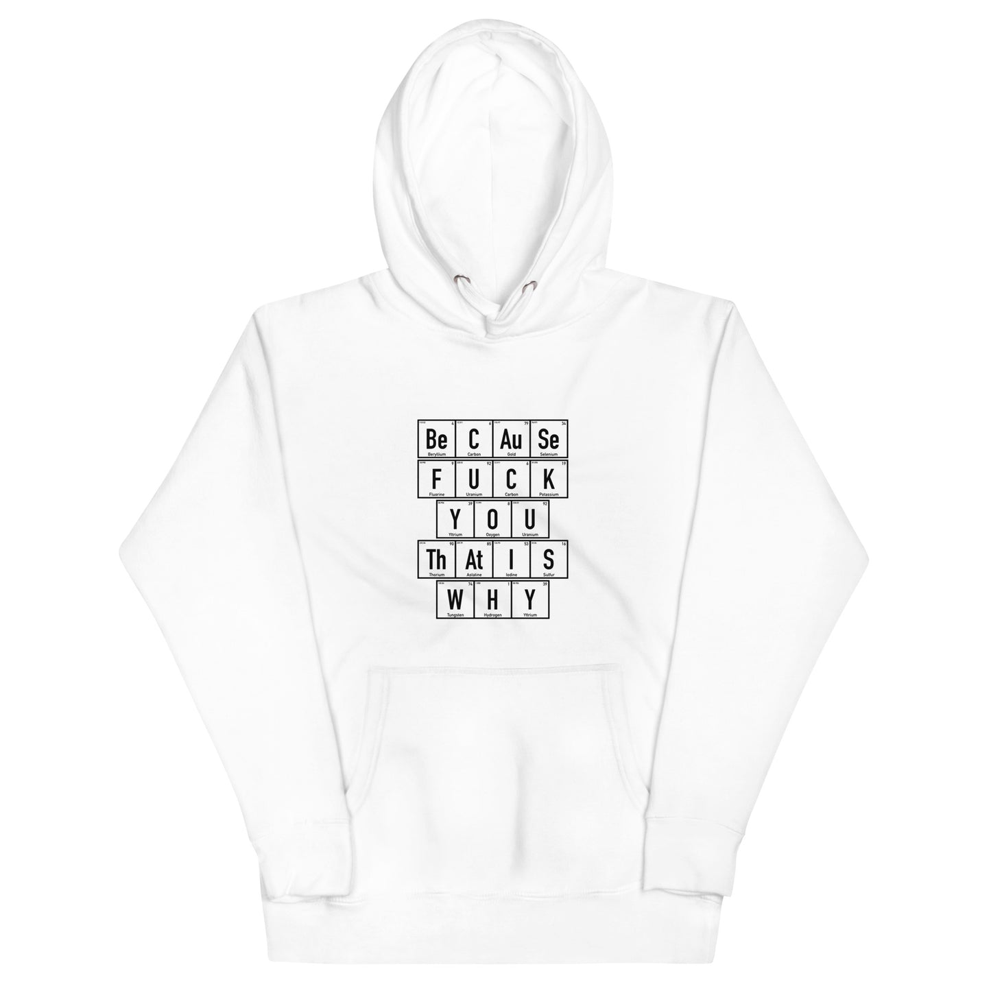 Because F You Unisex Hoodie