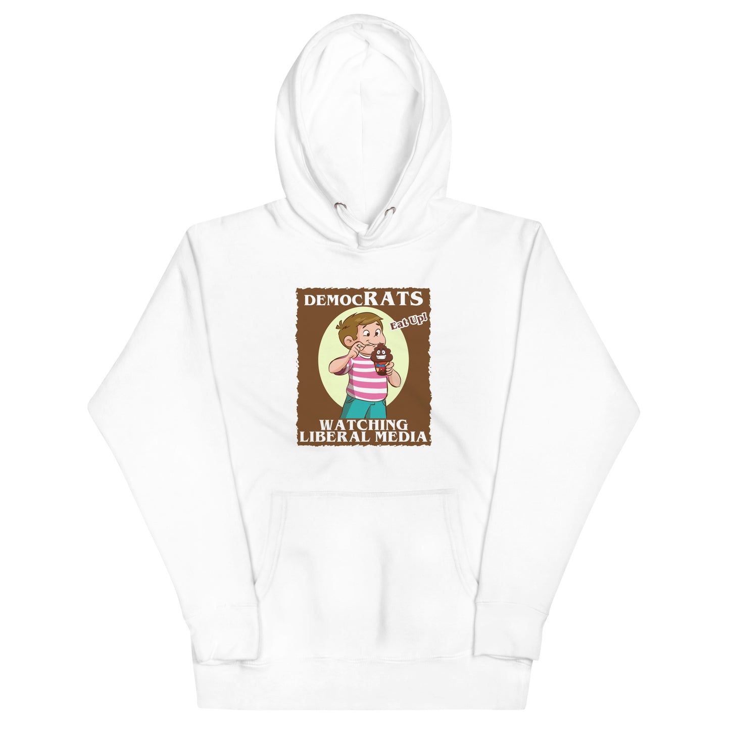 DemocRATS Liberal Media Unisex Hoodie