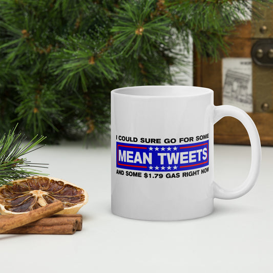 Mean Tweets glossy mug