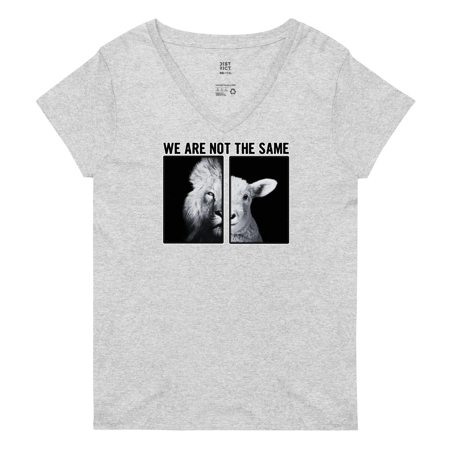 We Are Not The Same Women’s recycled v-neck t-shirt