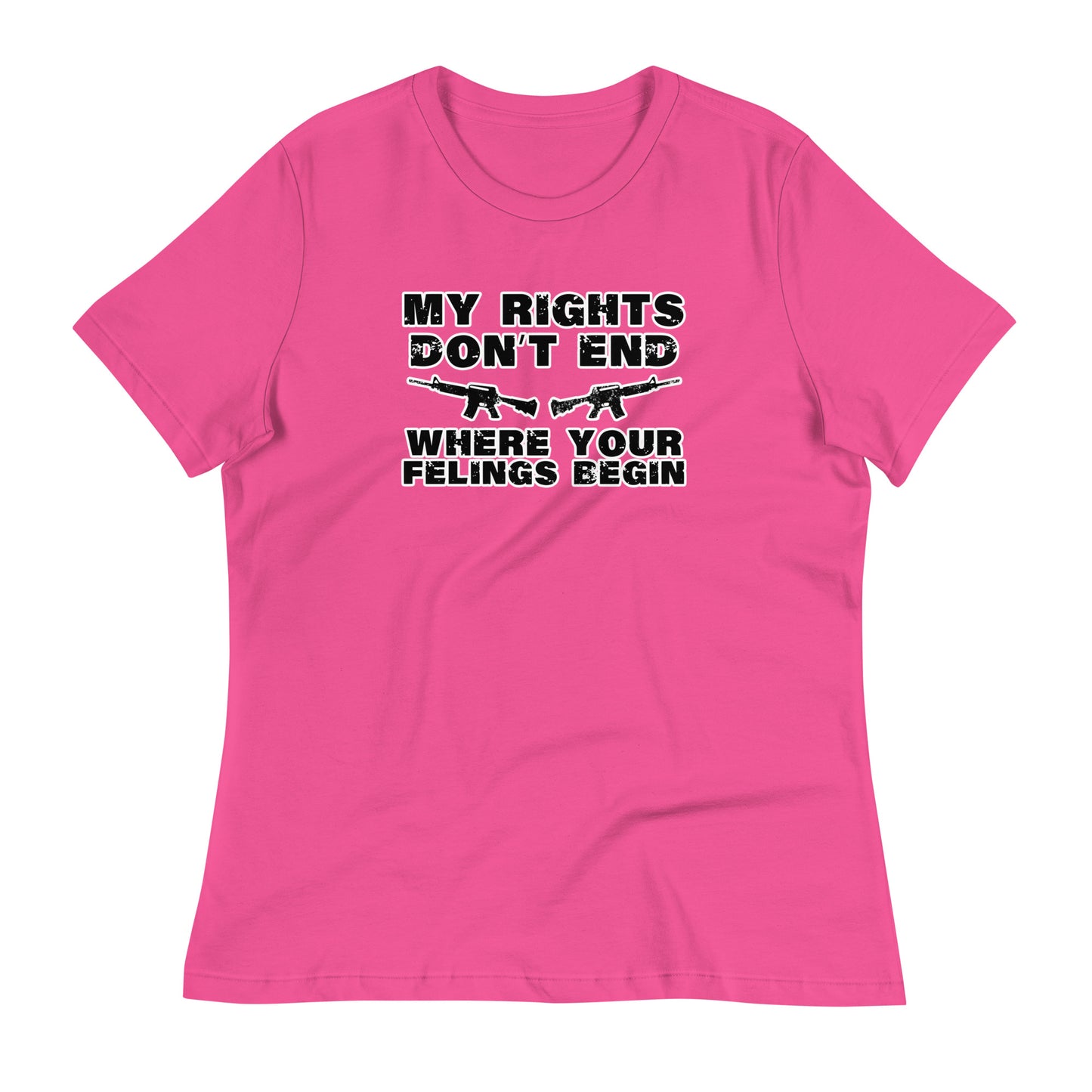 My Rights Don't End Women's Relaxed T-Shirt