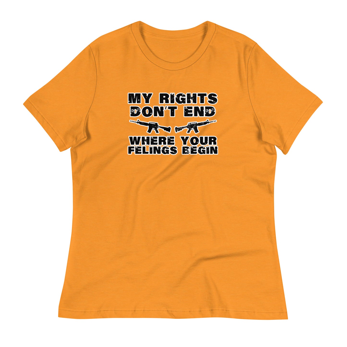 My Rights Don't End Women's Relaxed T-Shirt