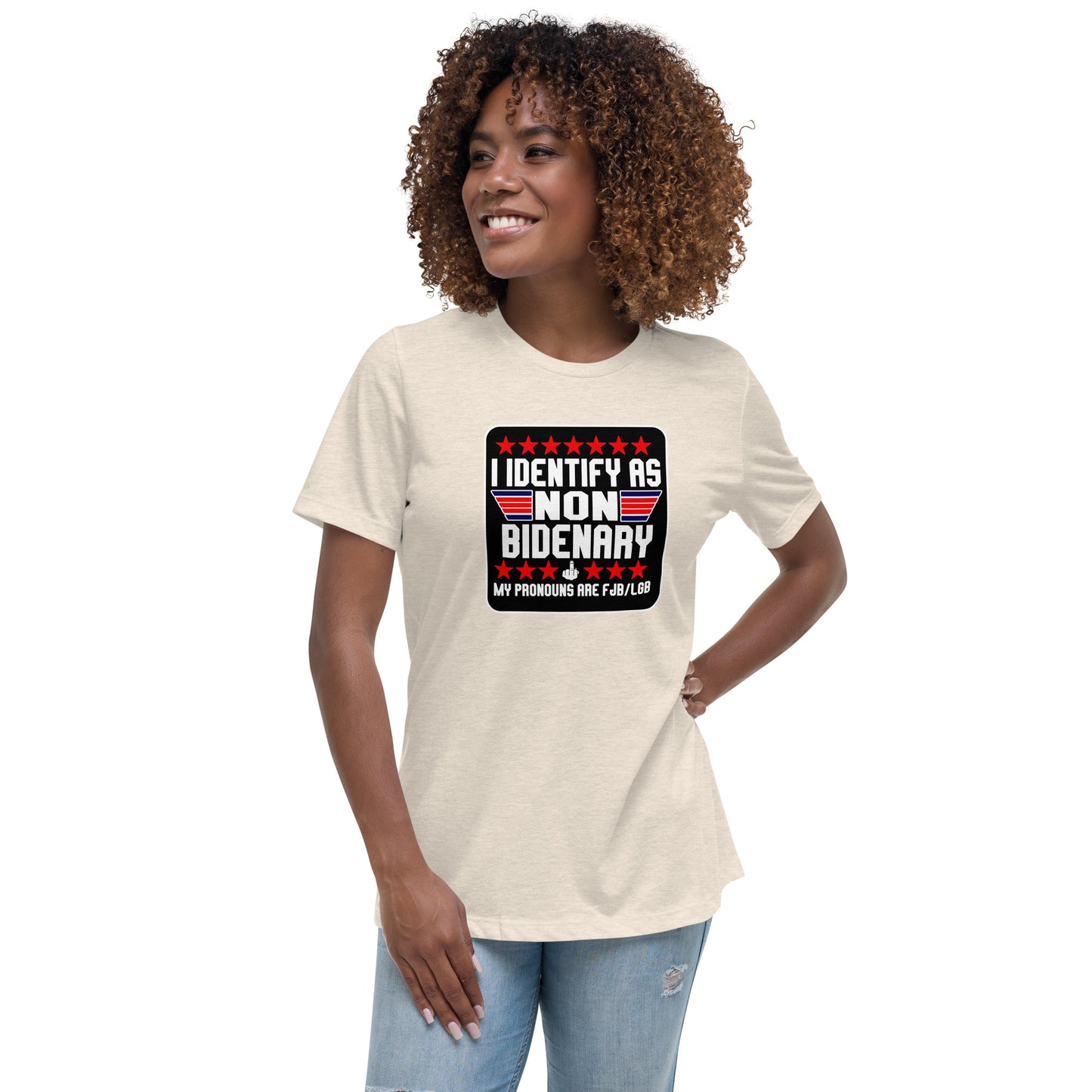 NON BIDENARY Women's Relaxed T-Shirt