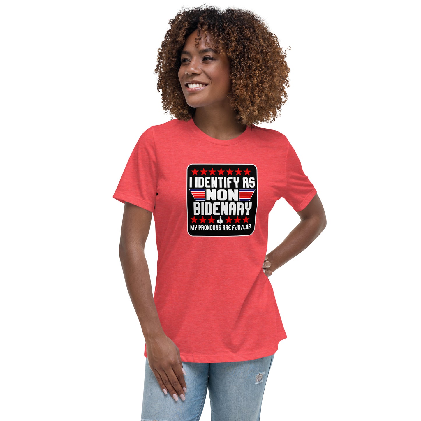 NON BIDENARY Women's Relaxed T-Shirt