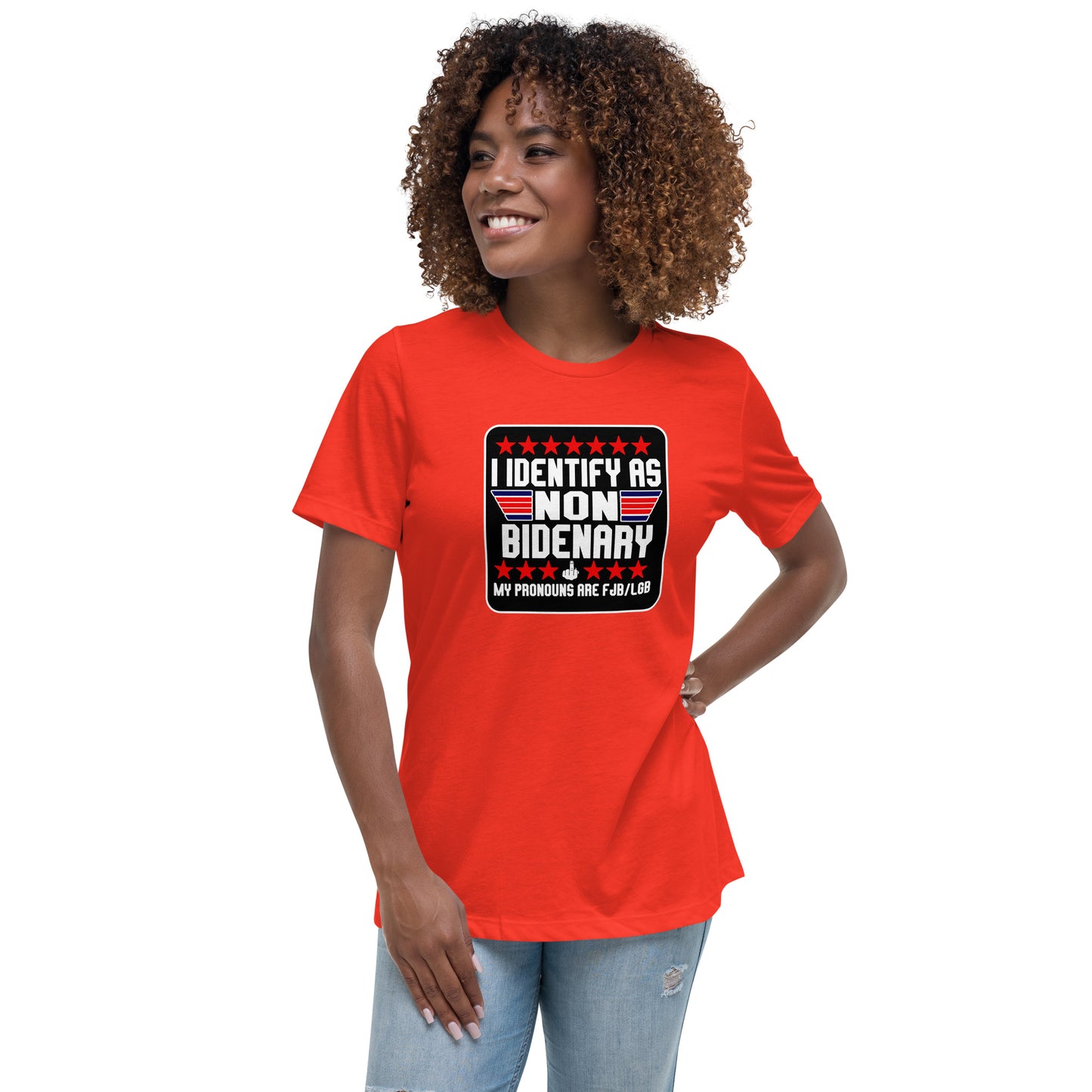 NON BIDENARY Women's Relaxed T-Shirt